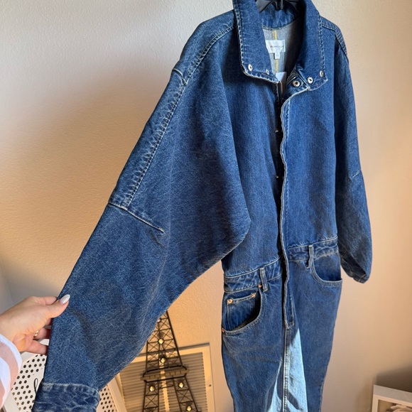 NWT Ronny Kobo Sebastian Denim Midi Dress Medium Wash Sz S - Picture 12 of 16